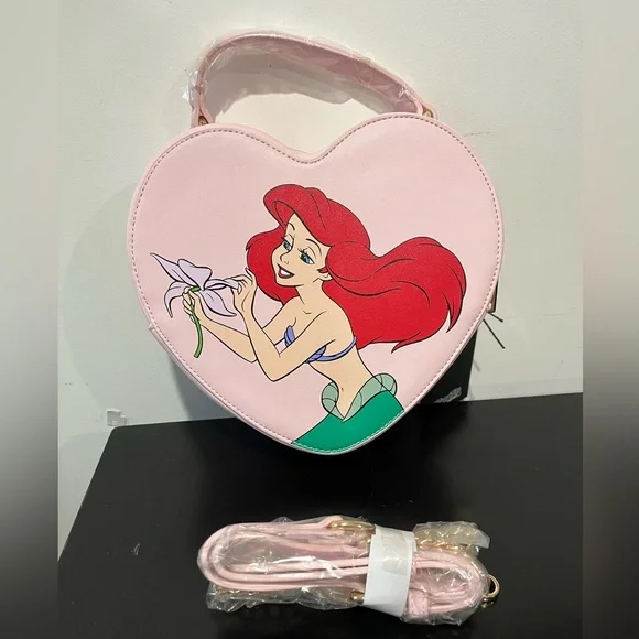 Firm! ***Last One***Cakeworthy x Disney’s Little Mermaid Heart Purse - Picture 2 of 8